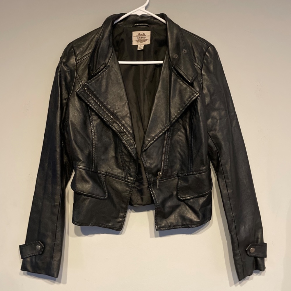 ESLEY COLLECTION LEATHER JACKET (fake)